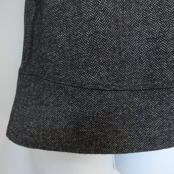 NWT LULULEMON HHBB/BLK Herringbone Black Ultra Soft Think Fast Pullover LS Top 4 - Picture 5 of 7